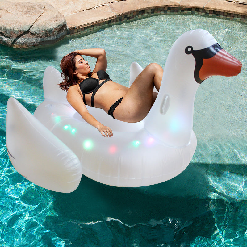 LED Swan Pool Float