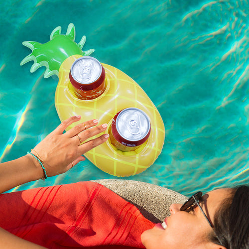 Pineapple Inflatable Drink Holders, 2 Piece
