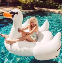 Load image into Gallery viewer, White Swan Pool Float